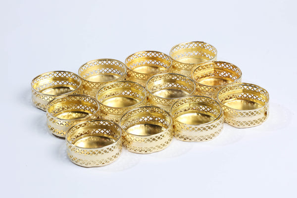 Golden Tea Light Holder 