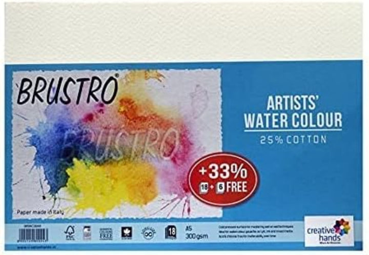 A5 Brustro Watercolour paper sheet