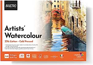 Brustro Artist Watercolour Paper Pad  