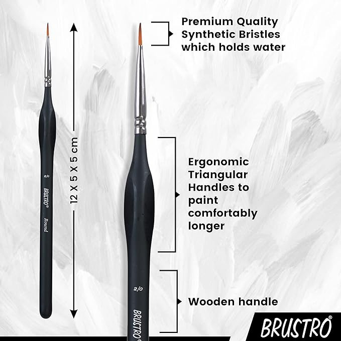 Brustro Miniature Painting Brushes3