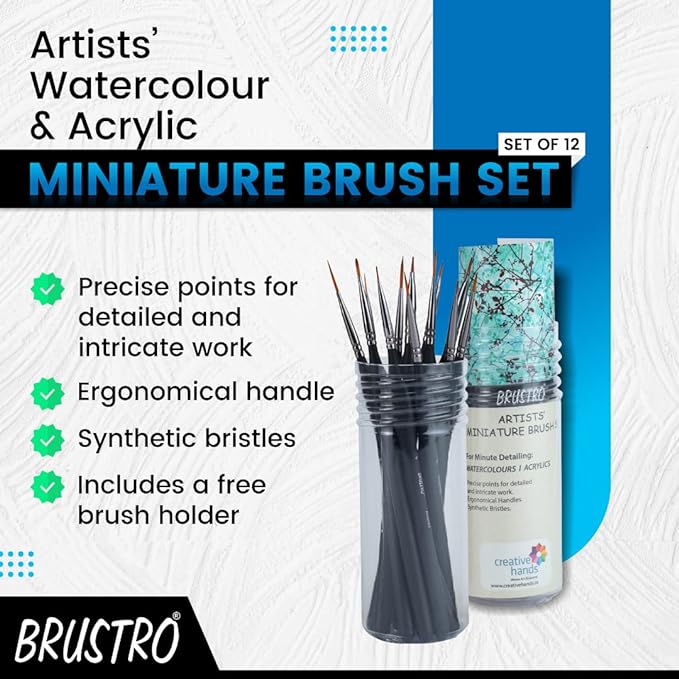 Brustro Miniature Painting Brushes6