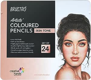 Brustro skin tone colored pencil set 
