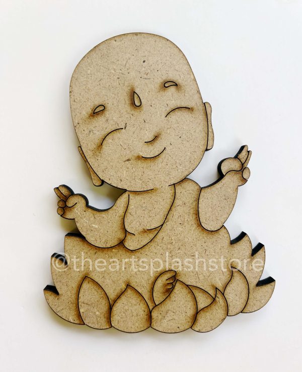 Cute Baby Buddha mdf Board 