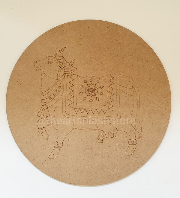 Pichwai cow Premarked board 12"