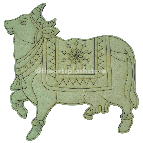 Premarked Pichwai Cow Cutout