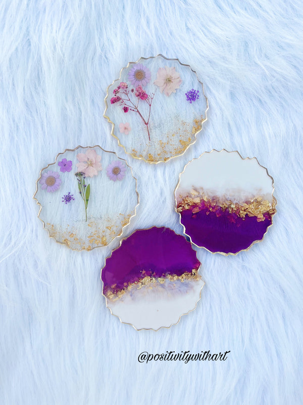 Resin coasters workshop