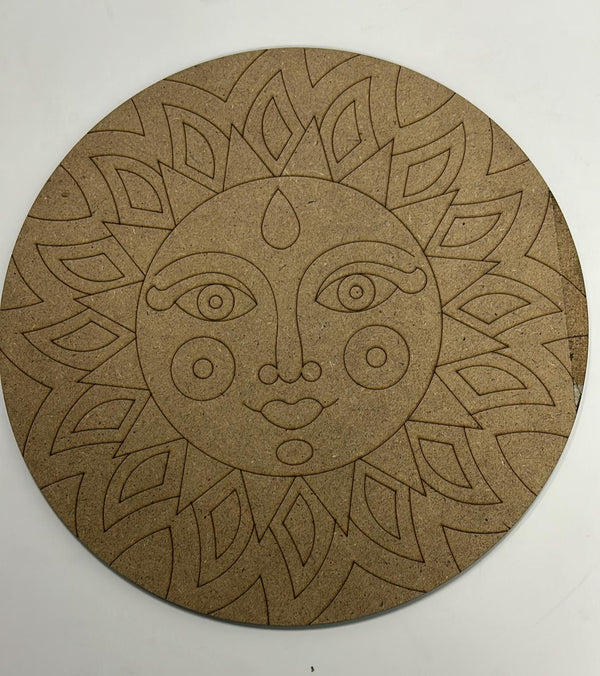 Madhubani Sun premarked board 14"