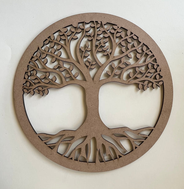 MDF Tree of Life cut out 8"