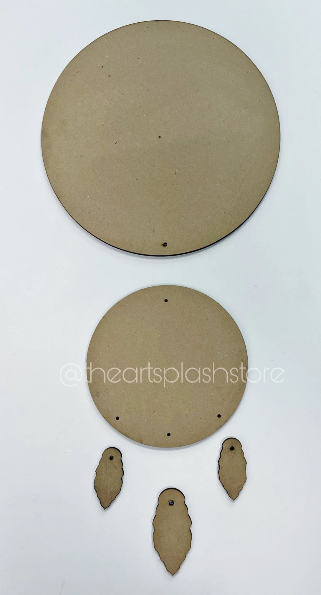 Plain Dream Catcher MDF Board