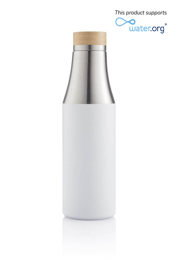 BREDA - CHANGE Collection Insulated Water Bottle - White