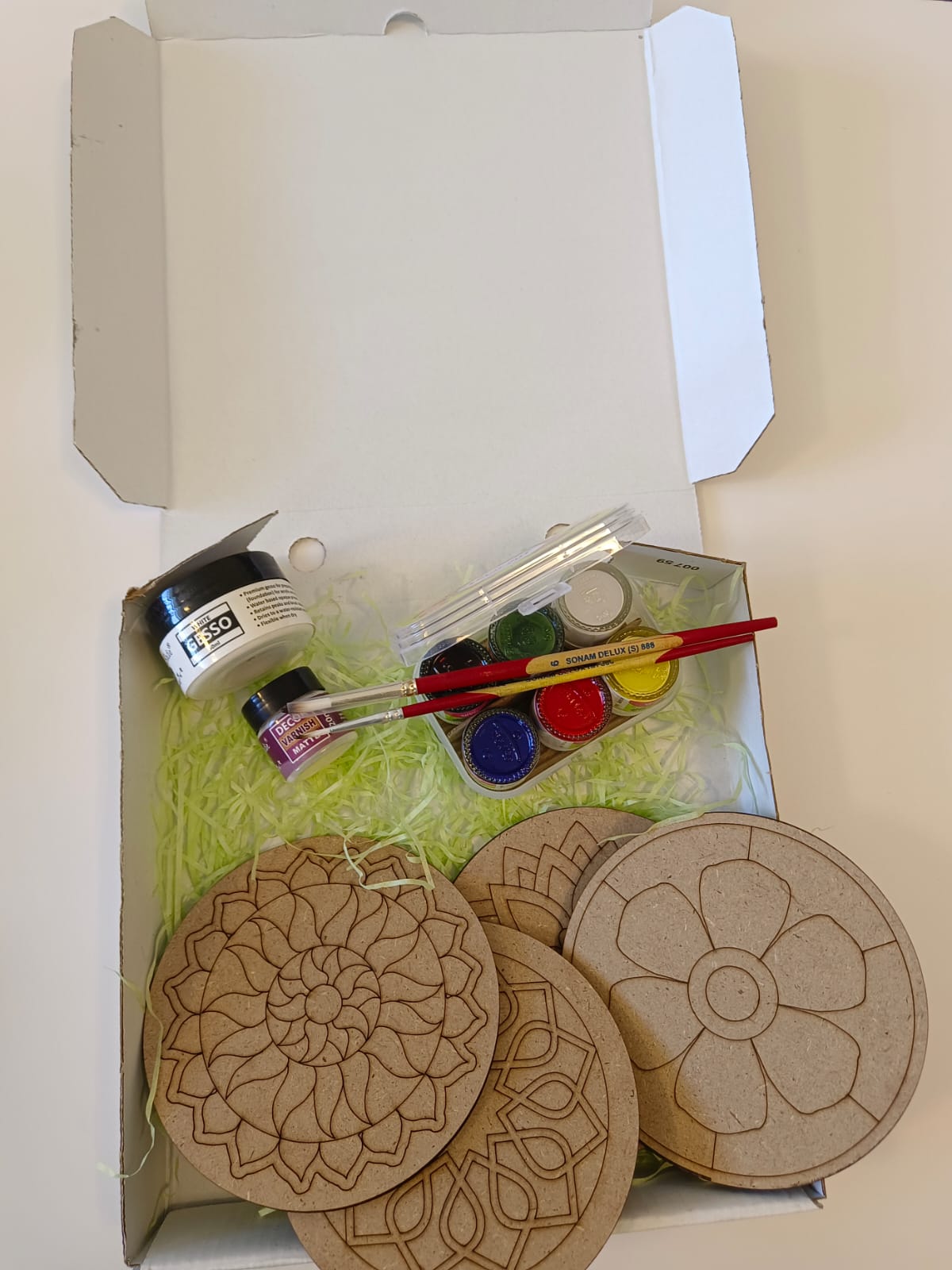 Coaster painting kit